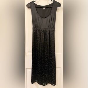 🤰🏼Black, Silk Mimi Maternity Special Occasion Midi Dress in Great Condition, Med